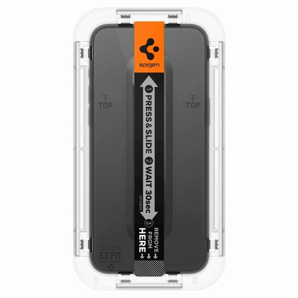 Spigen [2-Pack] iPhone 15 Pro Max Härdat Glas Skärmskydd 'EZ' Fit Transparent