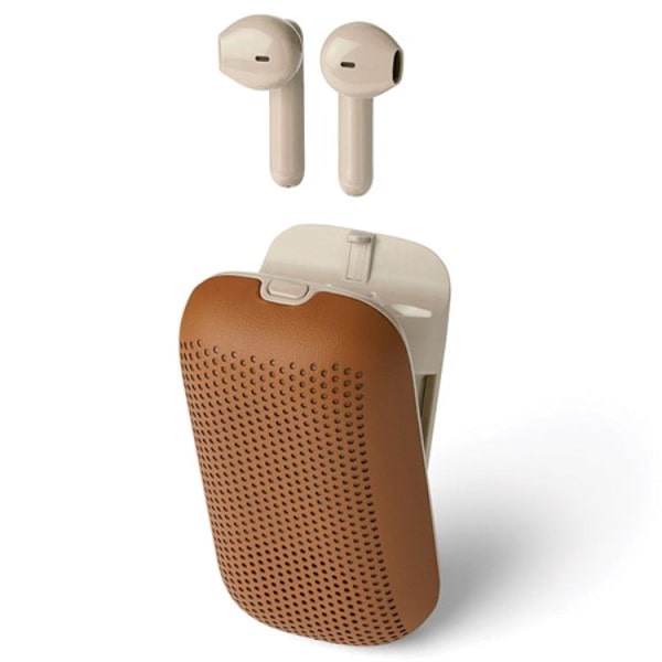 Lexon In-Ear Høretelefoner Bluetooth Speakerbuds LA127C - Camel