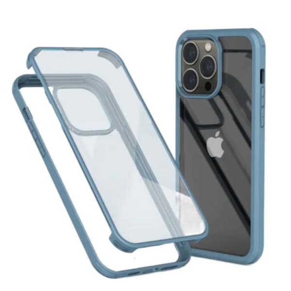[2i1] iPhone 14 Pro Max mobiletui og skærmbeskytter i hærdet glas -