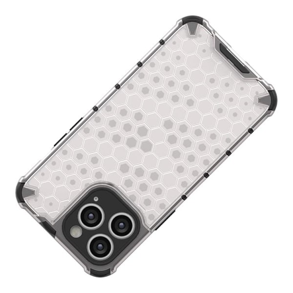 iPhone 14 Pro Skal Honeycomb Armored Hybrid - Svart Svart