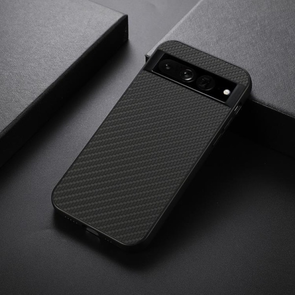 Google Pixel 7 Cover Carbon Fiber Texture - Sort