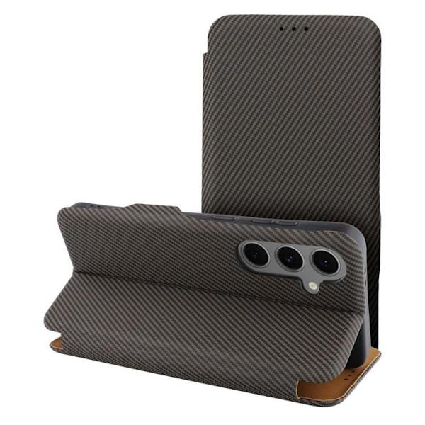 Galaxy S25 Plus Plånboksfodral Folio Side Magnet - Brun Brun