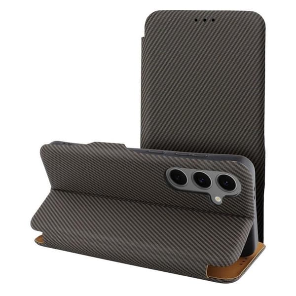 Galaxy S25 Plus Pung Taske Folio Sidemagnet - Brun Brun
