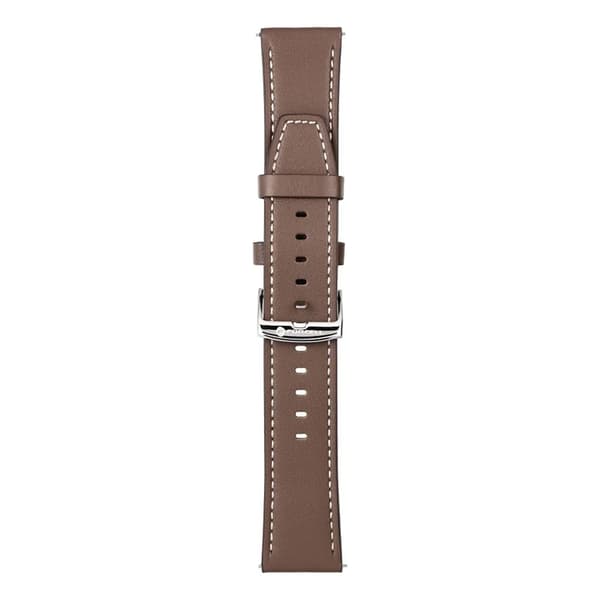 Forcell Galaxy Watch 20mm Armbånd Øko Læder - Brun Brun