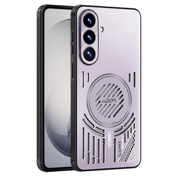 ABEEL Mobilskal för Samsung Galaxy S26 Plus Magnetiskt PC + TPU - Lila Rosa