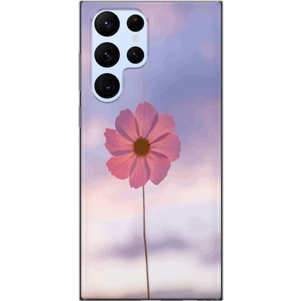 Mobilskal till Samsung Galaxy S22 Ultra 5G med Rosa blomma
