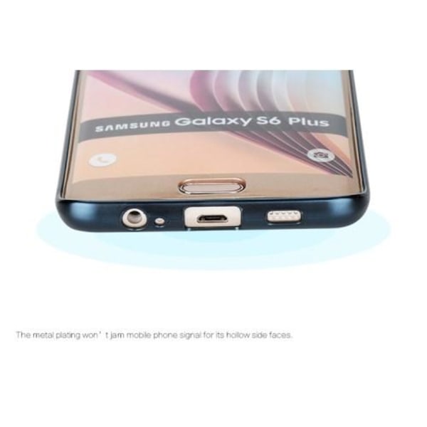 Rock Flame Series Flexi Skal till Samsung Galaxy S6 Edge Plus - Blå