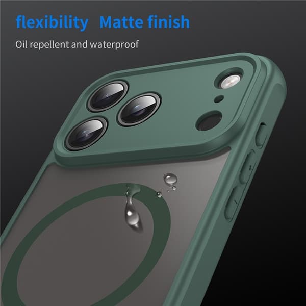 Mobilskal till iPhone 17 Pro Max MagSafe Anti Drop - Grön Grön