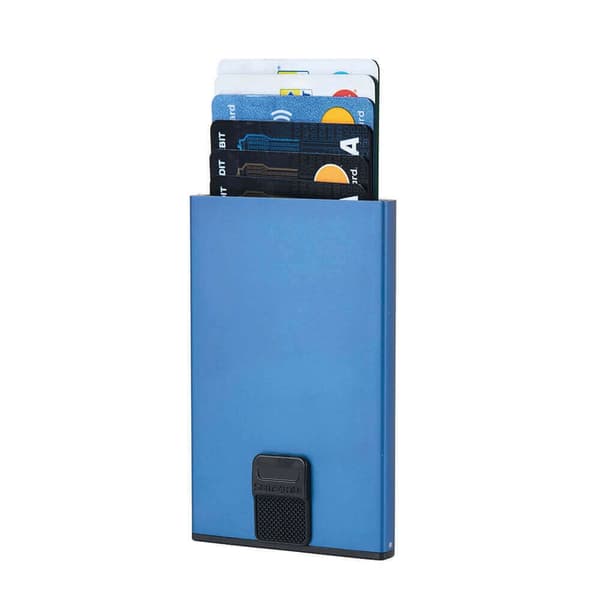 Samsonite Korthållare Plånbok Alufit RFID Slide Alu - Blå Blue
