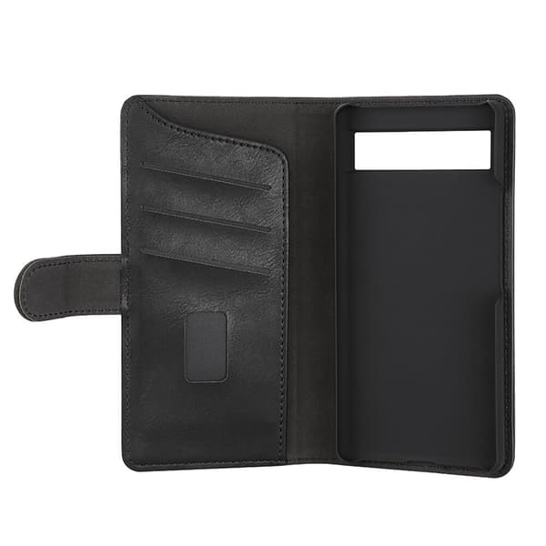 Gear Google Pixel 6A Plånboksfodral 3 Kortfack - Svart Black
