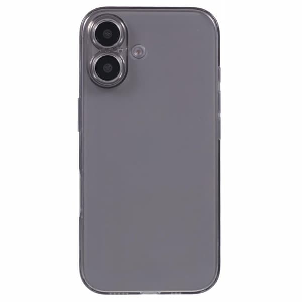 X-LEVEL Mobilskal till iPhone 16 Matte TempeRöd Glass TPU Svart