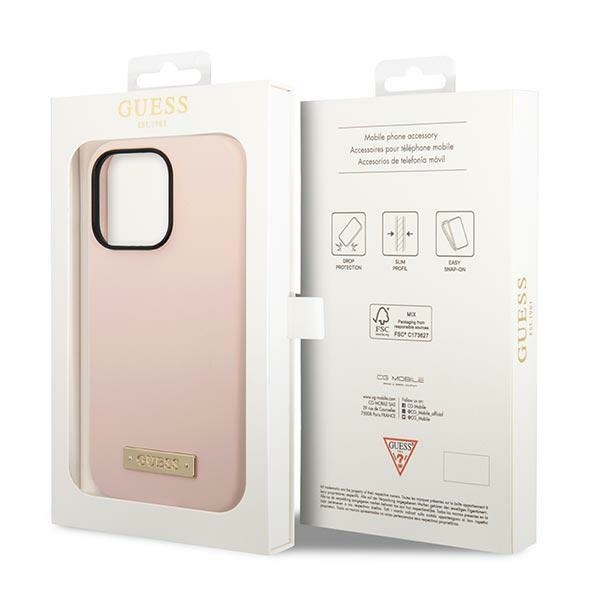 Guess Mobilskal till iPhone 14 Pro Max MagSafe Silikon Plate