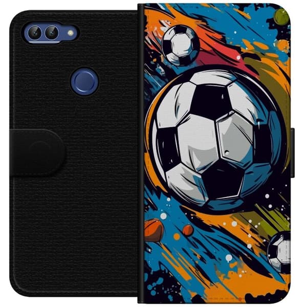 Pungcover til Huawei P smart med Fodbolde