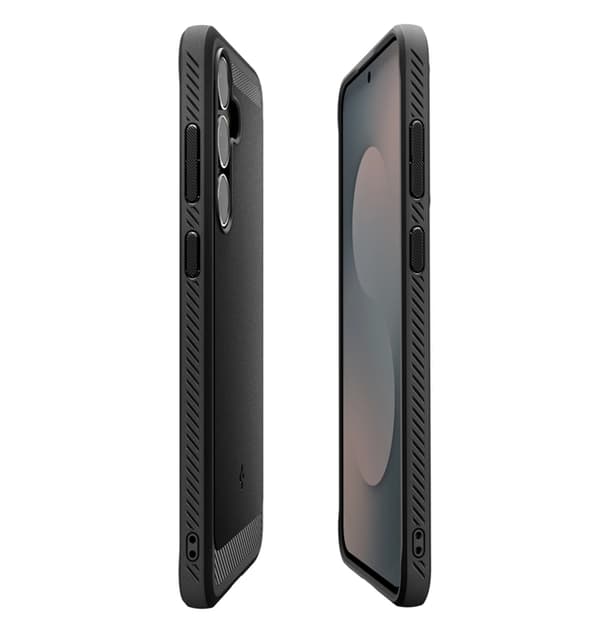 Spigen Mobilskal till Galaxy S25 FE Rugged Armor - Matte Svart Svart