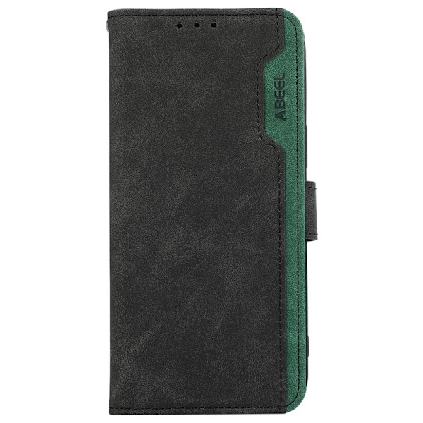 ABEEL OnePlus 13 Plånboksfodral i Splicing Konstläder RFID-Skydd - Svart