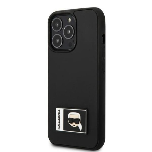 Karl Lagerfeld iPhone 13 Pro Max Skal Ikonik Patch - Svart