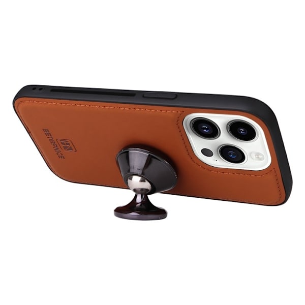 BETOPNICE iPhone 14 Pro Max Plånboksfodral Konstläder - Brun