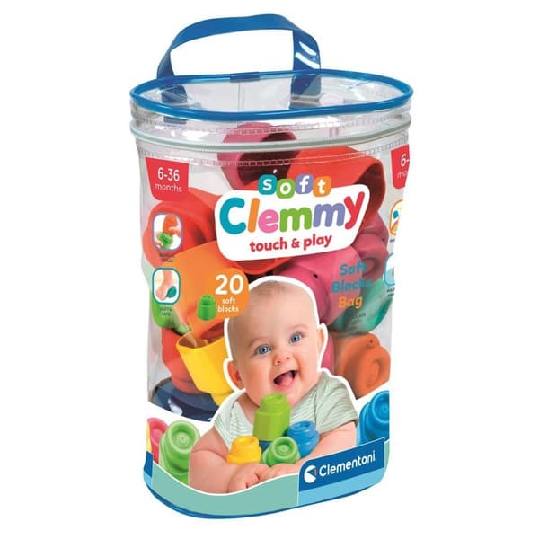CLEMENTONI Soft Clemmy (Set Of 20 Blocks) Väska