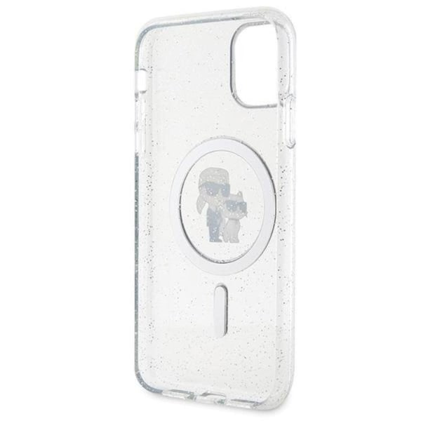 KARL LAGERFELD iPhone 11/XR Mobilskal Magsafe Glitter - Clear