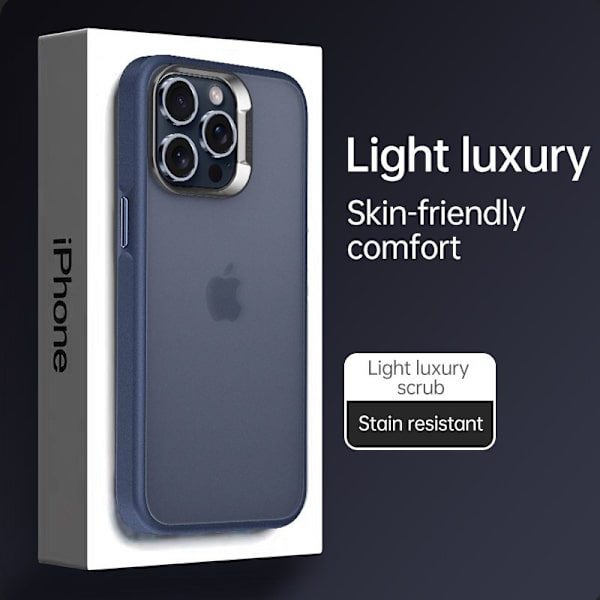 SULADA Mobilskal till iPhone 15 Pro Anti-fall PC+TPU Svart
