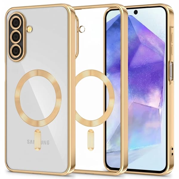 Tech-Protect Mobilskal För Galaxy A27 Magsafe Magflex - Shiny Guld Guld