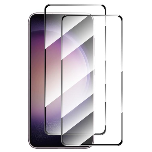 [2-Pack] Galaxy S23 FE Härdat Glas Skärmskydd - Svart