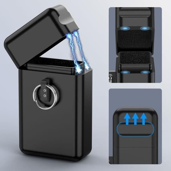Tech-Protect RFID-blockerande Faraday-fodral för keyless bilnyckel  Svart Svart