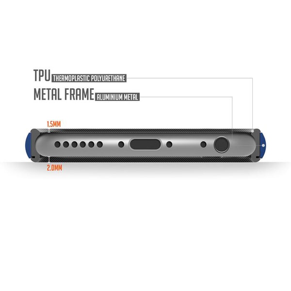 Verus Iron Bumper Skal till Apple iPhone 6(S) Plus (Blå - Svart)