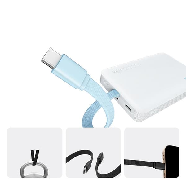 Cuktech Magnetisk Powerbank 10000 mAh CP132ML - Vit
