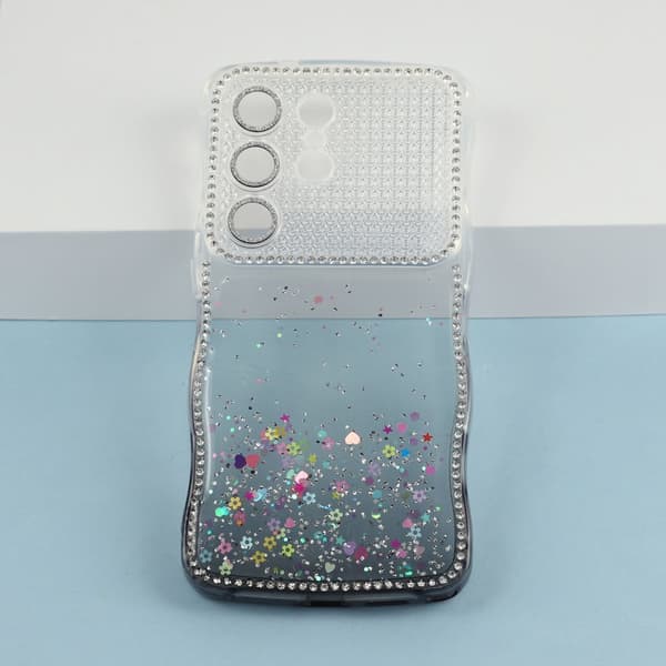 Mobilskal för Samsung Galaxy S26 Ultra Glitter TPU - Gradient Svart