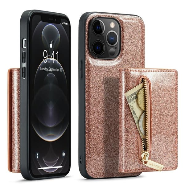 DG.MING M3 Series Mobilskal till iPhone 12 Pro Max Roséguld 2-i-1