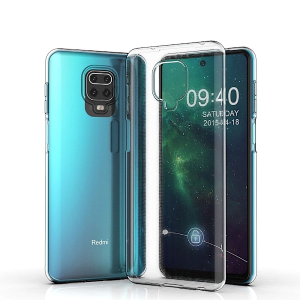 Redmi Note 9S/9 Pro Baksideskal Clear 2mm Mjukplast Transparent
