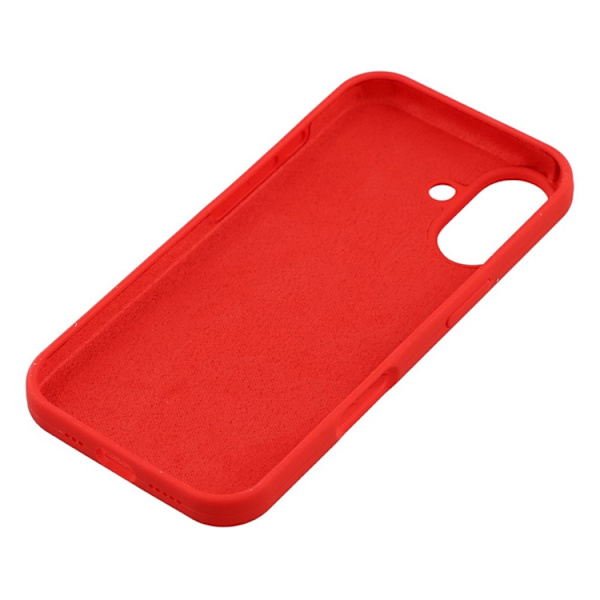 Mobilskal till iPhone 17 Solid Silikon Shockproof - Röd Röd