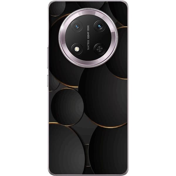 Telefontaske til Honor Magic7 Lite med luksus cirkler