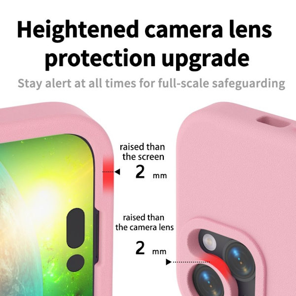 Mobilskal till iPhone 14/13 Shockproof EVA - Rosa Rosa