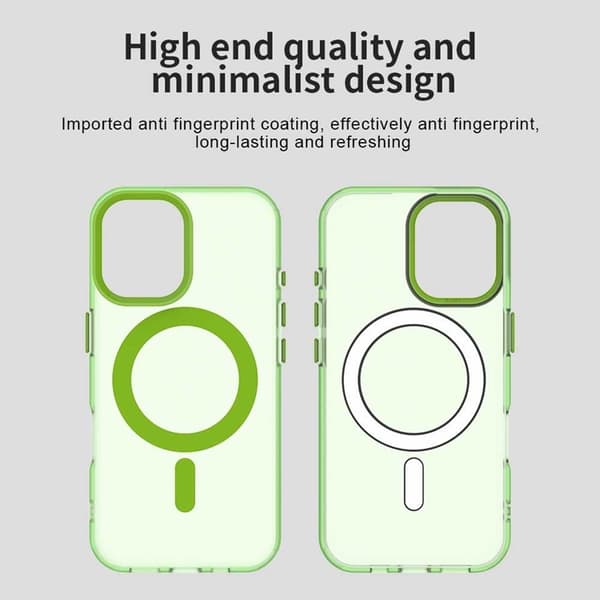 Mobilskal till iPhone 17 MagSafe Anti Drop Hybrid - Grön Grön