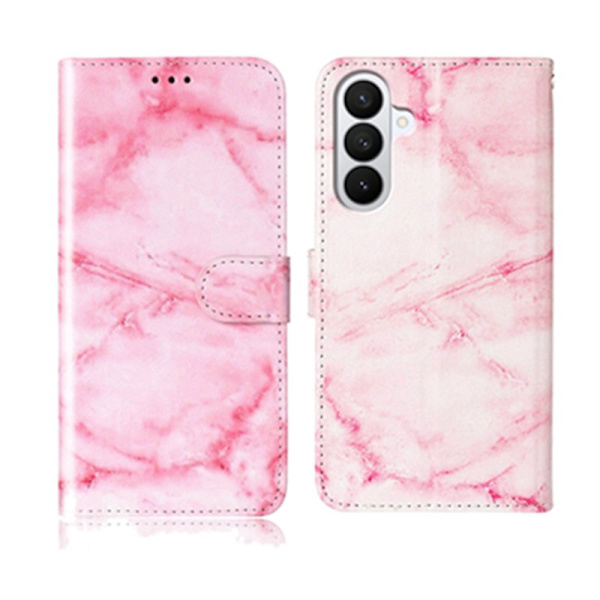 Plånboksfodral för Samsung Galaxy S26 Plus Ställfunktion Konstläder Rosa Marmor