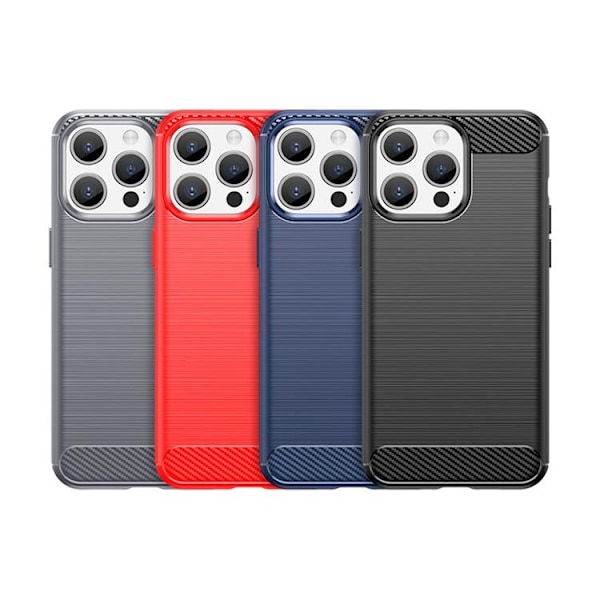 Mobilskal till iPhone 15 Pro Carbon Flexible - Blå