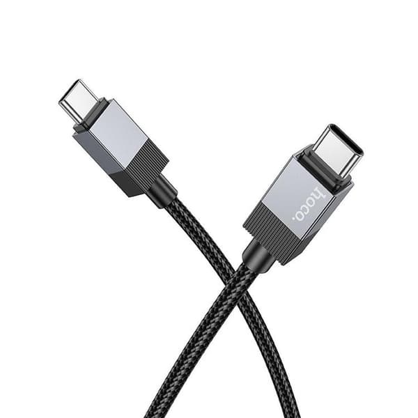 Hoco USB-C - USB-C 60W 3A Kabel 1m X110 - Svart Svart