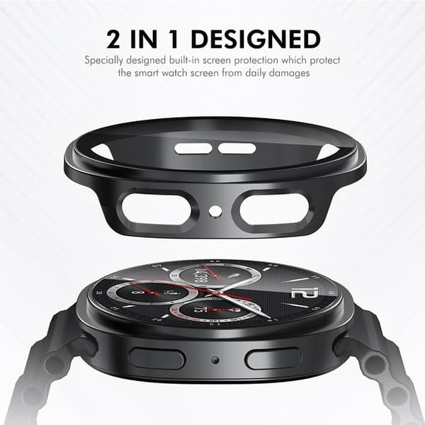 HAT PRINCE Mobilskal till Galaxy Watch 8 (44mm) Hård PC Grå