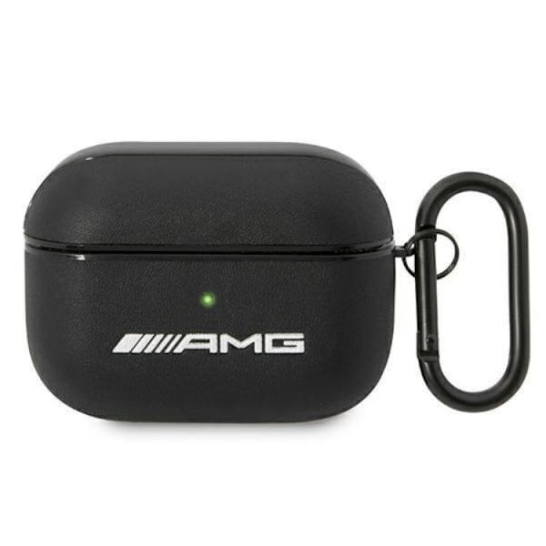 AMG AirPods Pro Skal Läder Big Logo - Svart Svart