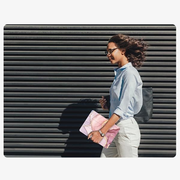 Tech-Protect Galaxy Tab A9 Plus Fodral Smart - Marble Rosa