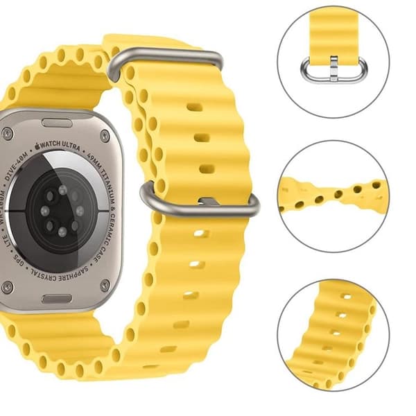 Tech-Protect Apple Watch 4/5/6/7/8/SE/Ultra (42/44/45/49mm) Ranneke Gul