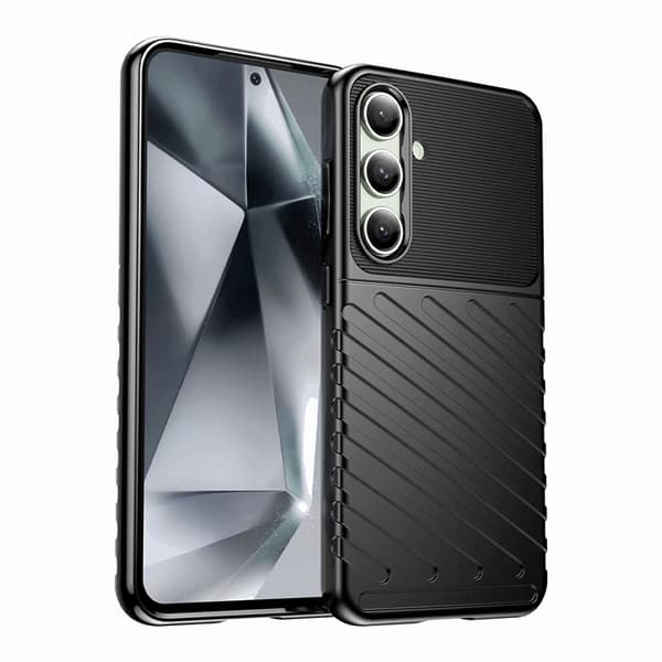 Mobilskal till Galaxy S24 FE Thunder Armored - Svart Black