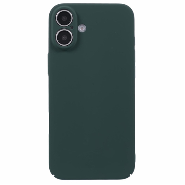 Mobilskal till iPhone 16 Plus Skin-Touch Rubberized PC - Grön Grön
