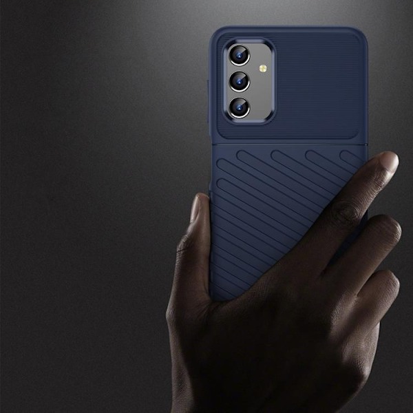 Thunder Flexible Armored Skal Galaxy A13 5G - Blå