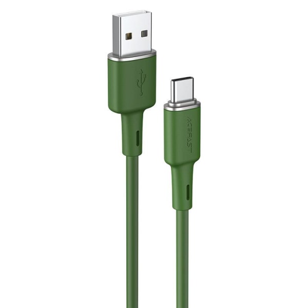 Acefast USB-A til USB-C kabel 1,2m - Grøn