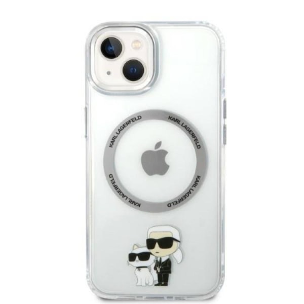 Karl Lagerfeld iPhone 14 Plus Skal Magsafe Iconic Karl & Choupet