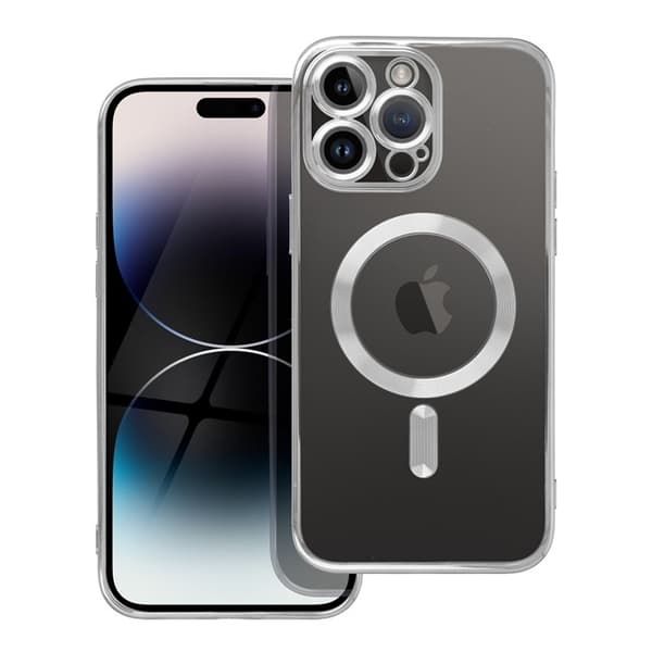 Telefontaske til iPhone 16 Plus MagSafe Electro - Sølv Silver