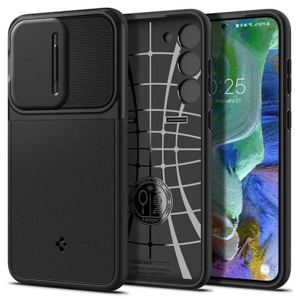 Spigen Galaxy S23 Skal Optik Armor - Svart